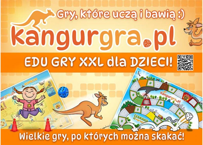 MEGA GRY XXL dla DZIECI do skakania wielki format – KangurGra.pl do nauki i zaba
