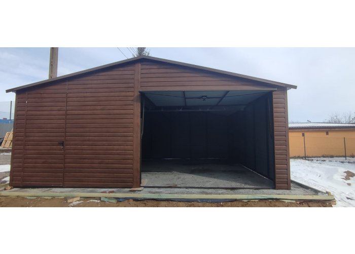 Garaż Premium 6x5 Drewnopodobny