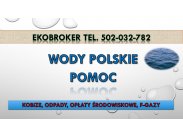 Opłaty za usługi wodne, tel. 502-032-782, odprowadzenie w...