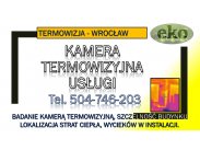 Badanie termowizyjne budynku, cena tel. 504-746-203, mieszka...