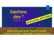 ​Przepychanie rur cena, tel. 504-746-203, toalety, odpływ...