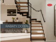 Promocja -15% na schody z balustradami i montażem!