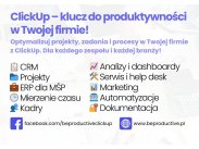 ClickUp dla firm - lepsze zarządzanie z BeProductive.pl