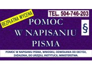 Napisanie pisma cena, tel. 504-746-203. Biuro pisania pism p...